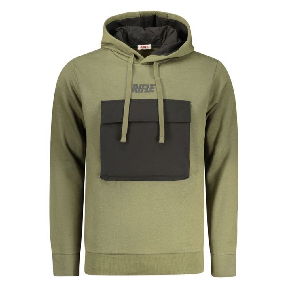 Rifle Verde Cotton Men's Men's Hoodie